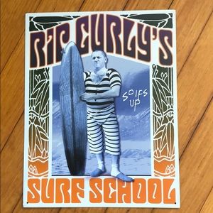 Decorative Tin Surfing Sign